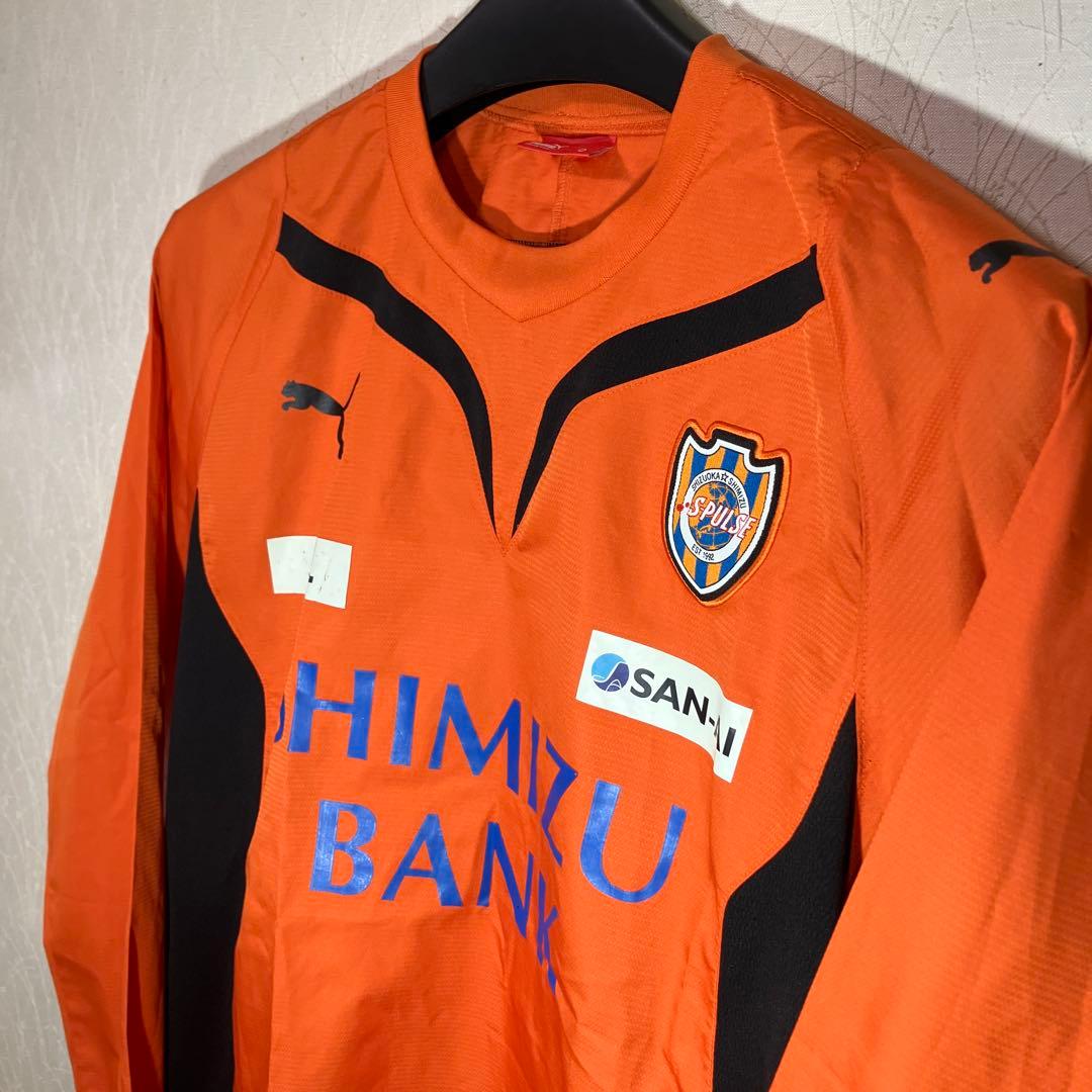 清水エスパルス　支給品　トレーニングウェア　PUMA ピステ　スポンサー付き