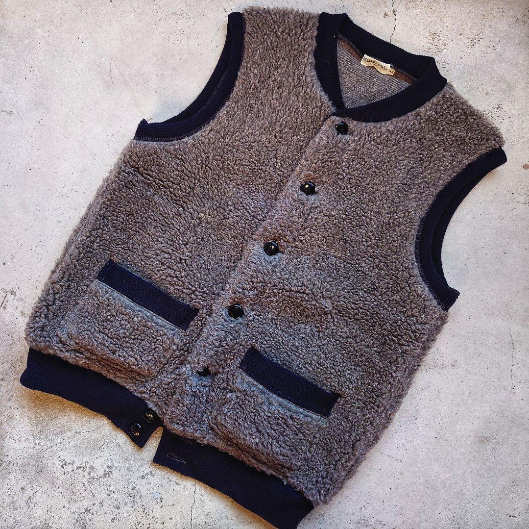 ウエアハウス 希少サイズ 42 XL相当 フリース パイルベスト ヘラーズカフェ