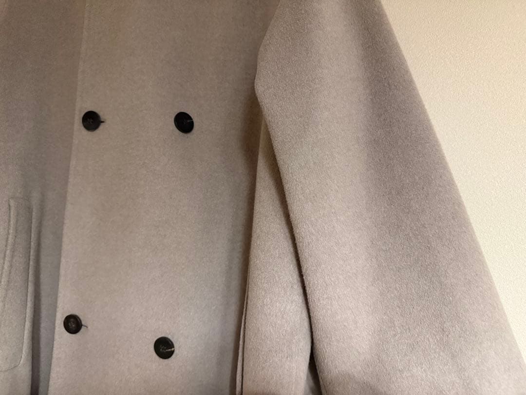 ギャルリーヴィー　ウールダブルフェイス カラーレストレンチコート