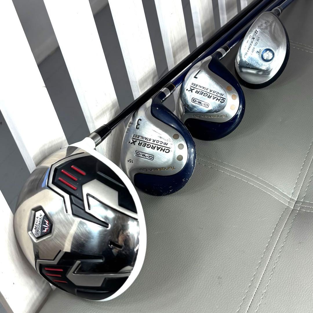 本格派 メンズゴルフクラブ 11本 フルセット ゴルフセット お試し 初心者向け