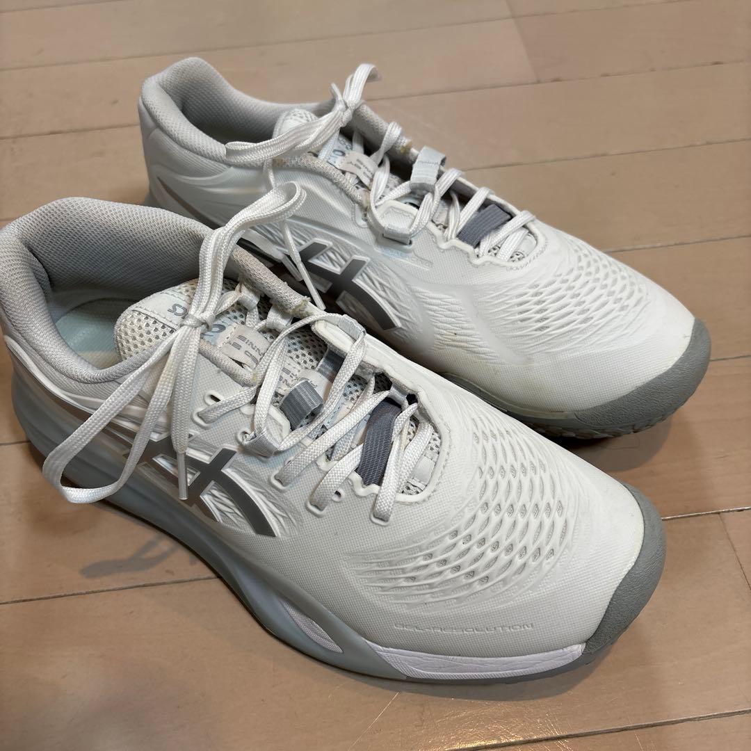 アシックス メンズ テニスシューズ25センチワイド3E ゲルレゾリューションⅩ