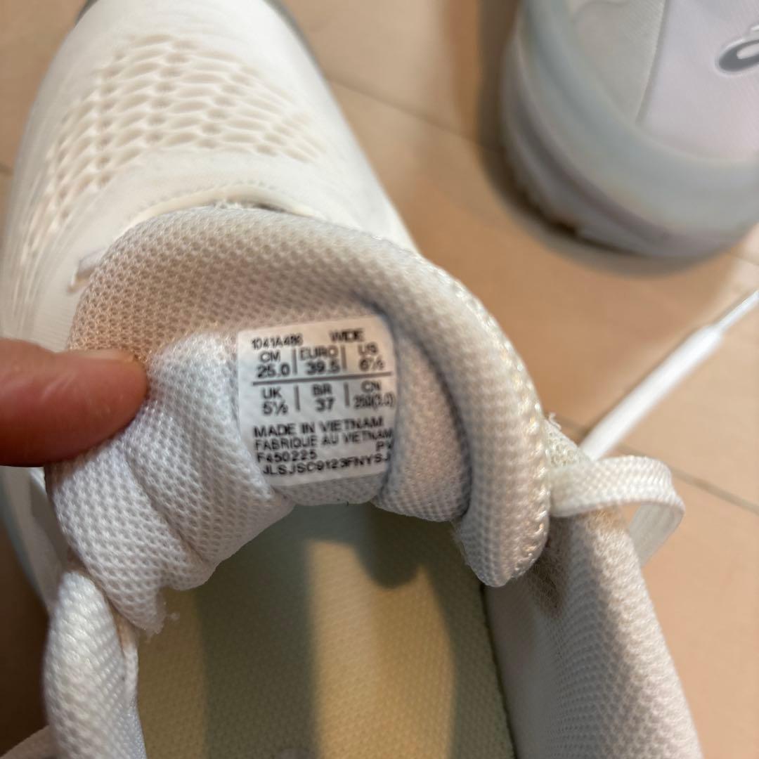 アシックス メンズ テニスシューズ25センチワイド3E ゲルレゾリューションⅩ