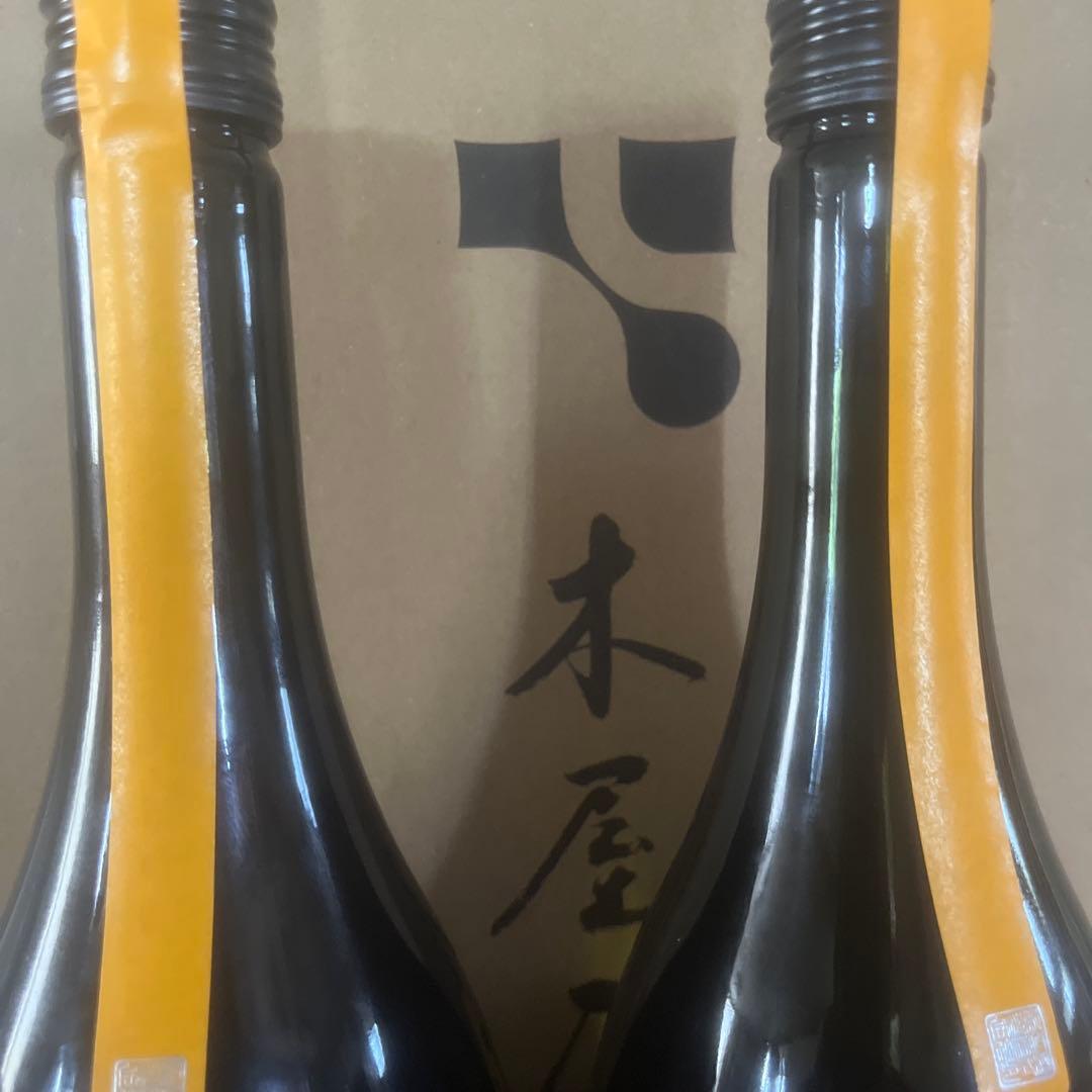 日本酒四合瓶　新政山吹　2025年5月 2025年6月