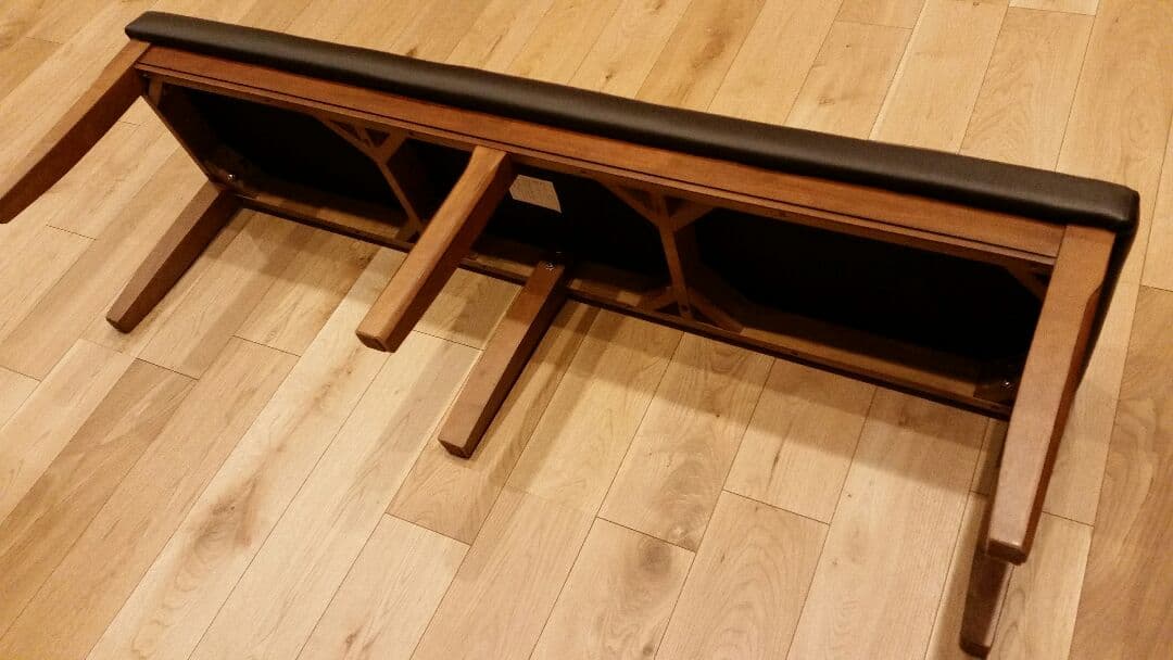 ダイニングチェア　ベンチ　3人掛け