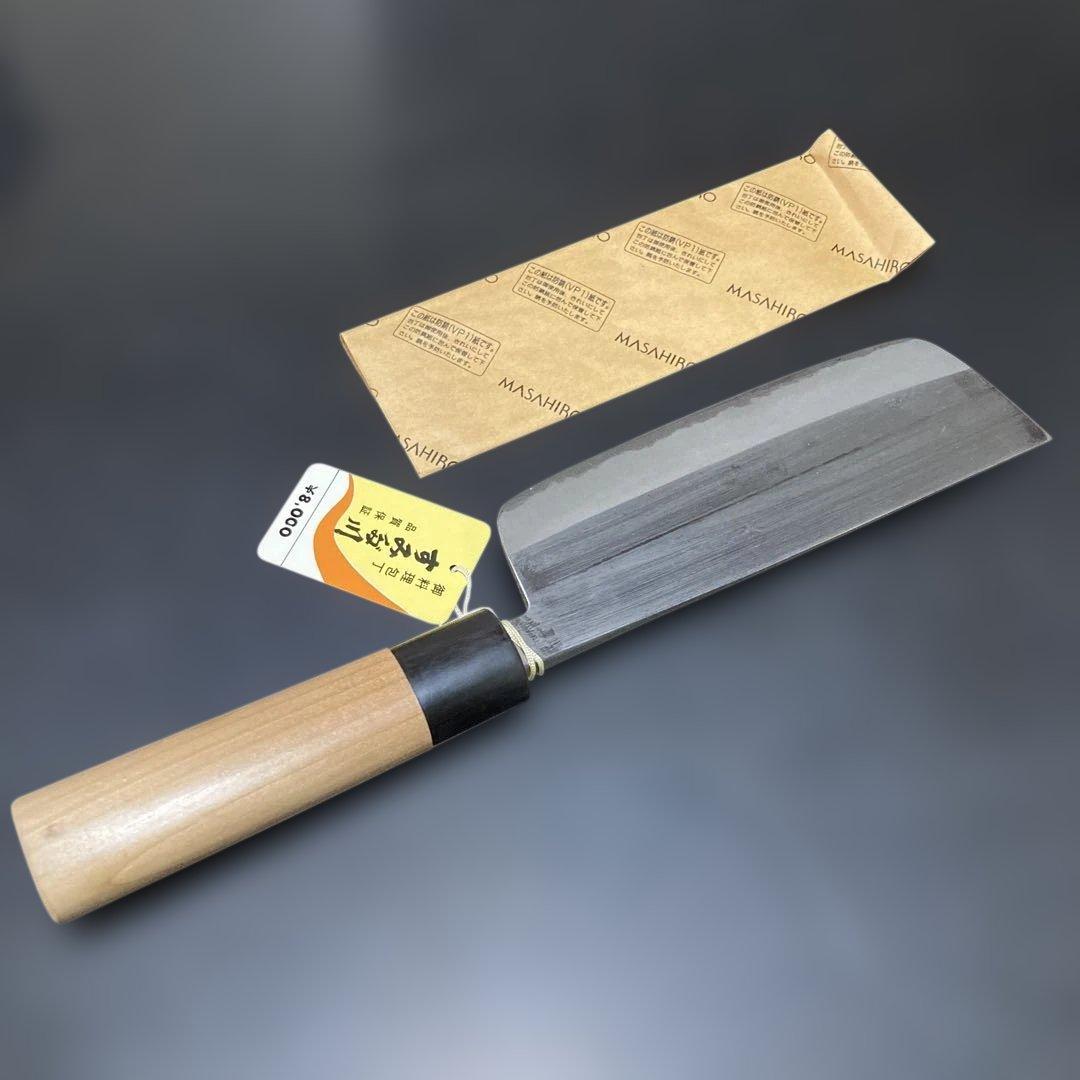 手打造　菜切包丁　東京すみだ川　新品未使用　ビンテージ　自宅長期保管美品