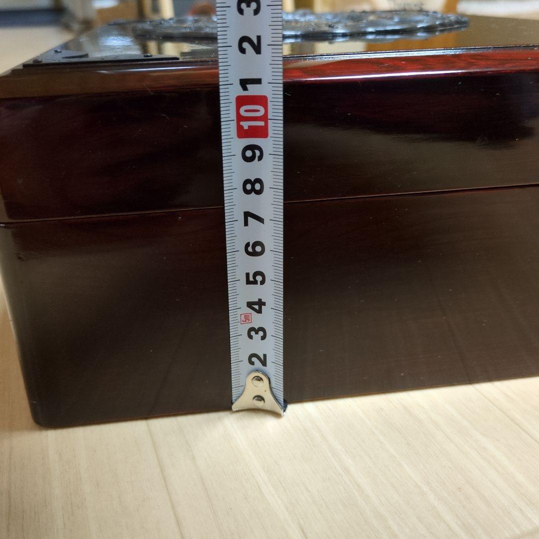 【美品】昭和レトロ 仙台箪笥 文箱 漆塗 書類収納 伝統工芸 国産 A4サイズ