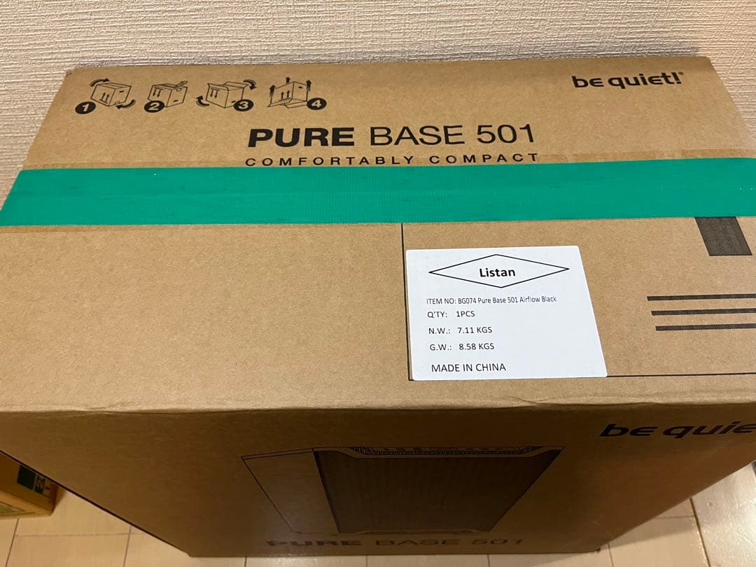 be quiet! PURE BASE 501 開封済 未使用