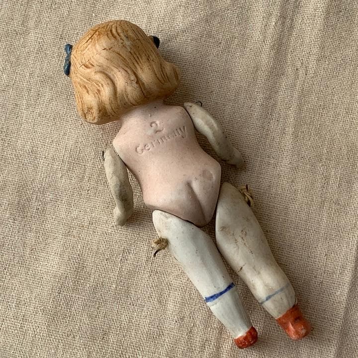 ミニョネット ビスクドール ドイツ 刻印　アンティーク オールビスク Doll