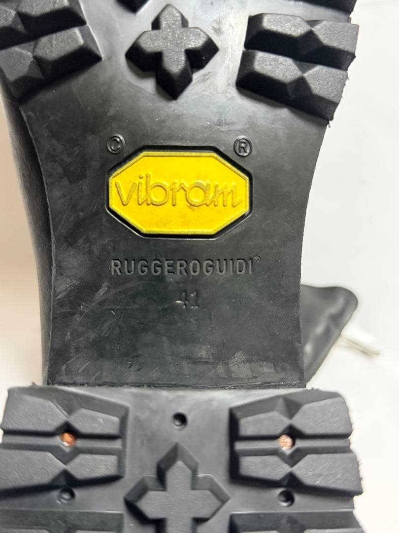 GUIDI グイディ 9088V スクエアトゥ ブーツ ブラック