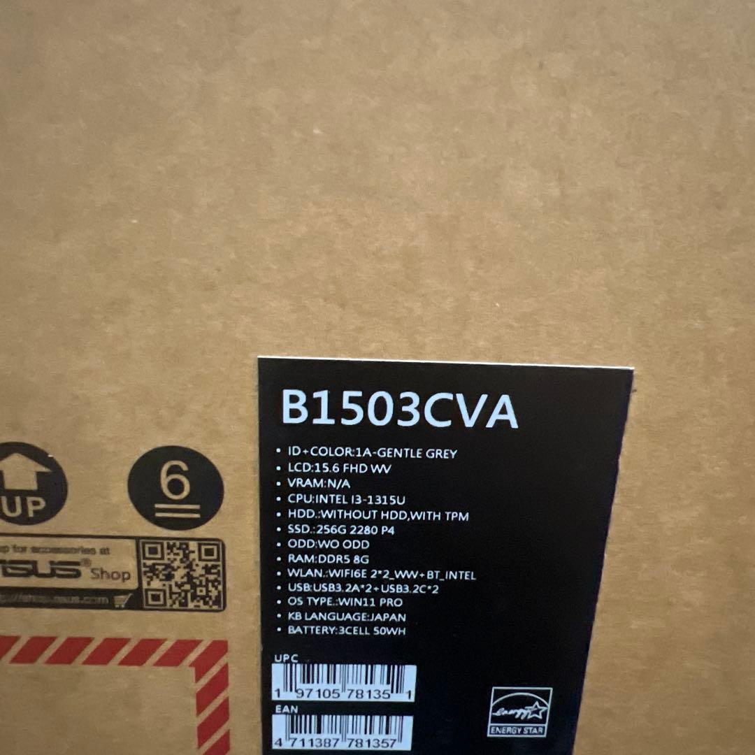 ASUS ノートパソコン ExpertBook B1 15.6インチ intel