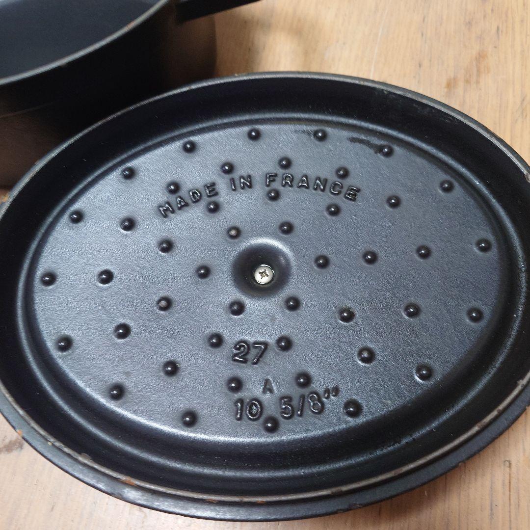 STAUB La Cocotte 鍋 オーバル 黒　27cm