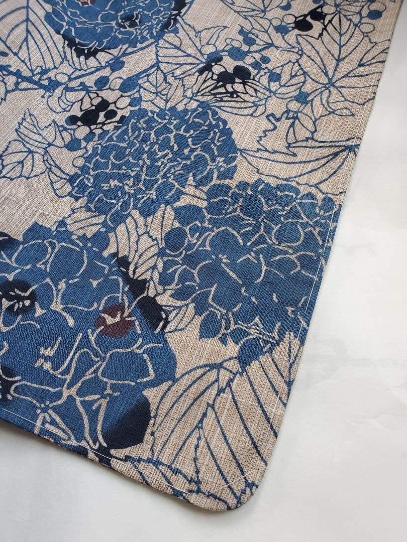 【ちょっと訳あり】【竺仙】【新品】浴衣　奥州小紋　紫陽花