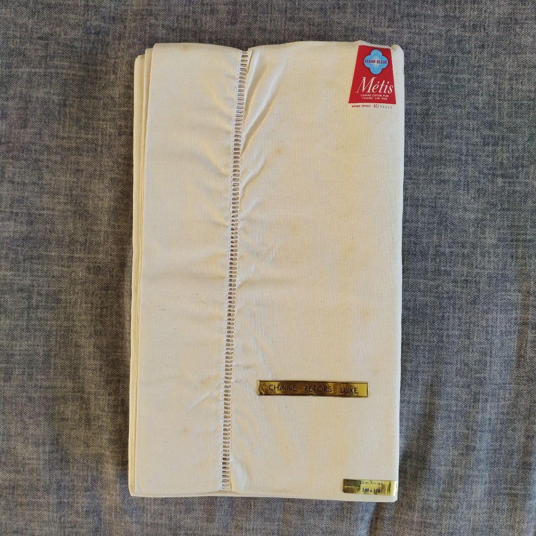 ※3/2発送 シーツ フランス リネン コットン アンティーク