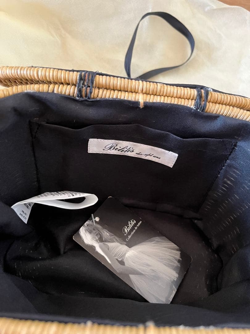 カゴバック　ビリティス　未使用に近い　バスケット