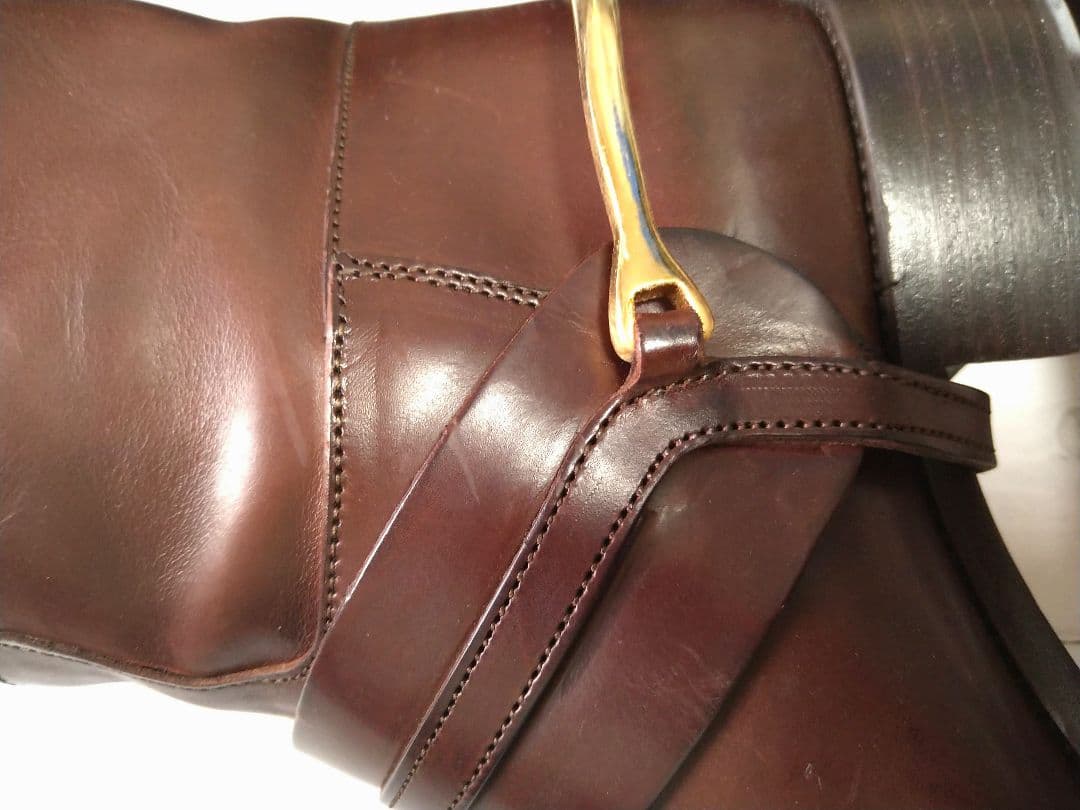 【専用です】サルトル SARTORE バックル ベルト ロングブーツ ブラウン