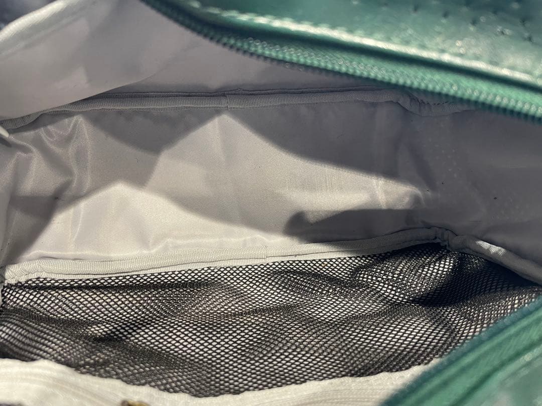 Callaway グリーン レザー ポーチ