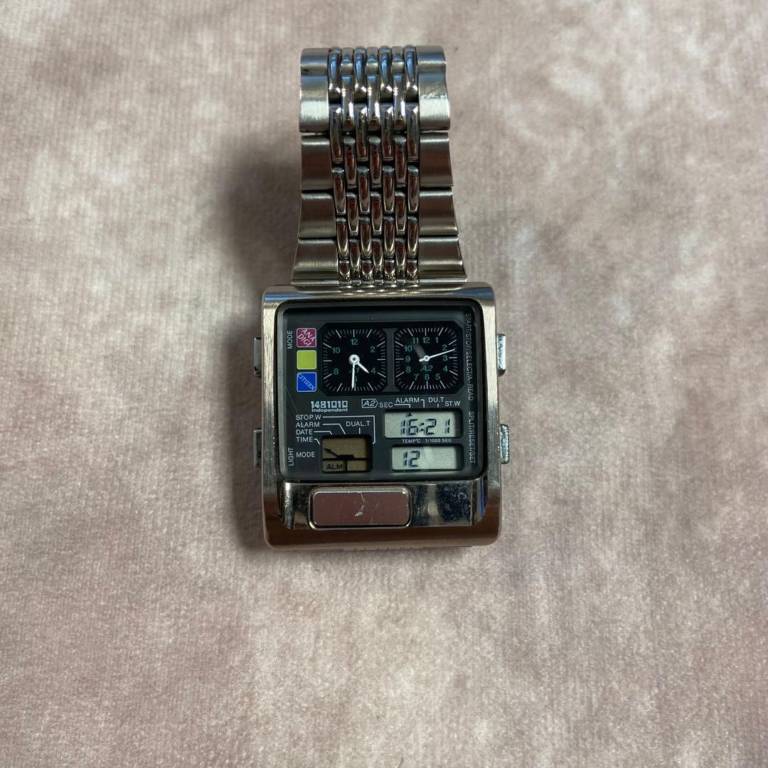 CITIZEN INDEPENDENT 8987-L19010 腕時計 稼働品