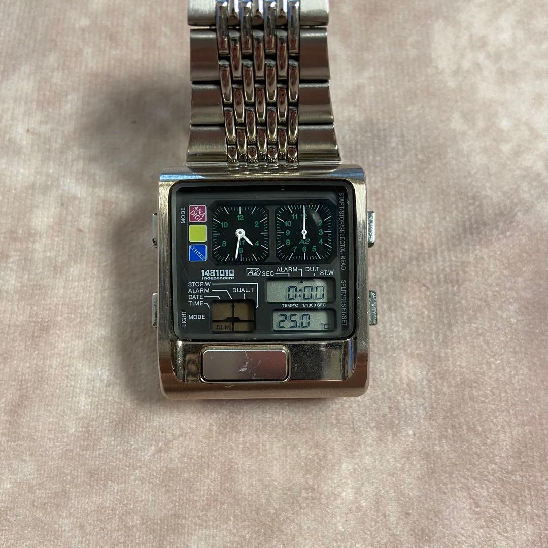 CITIZEN INDEPENDENT 8987-L19010 腕時計 稼働品