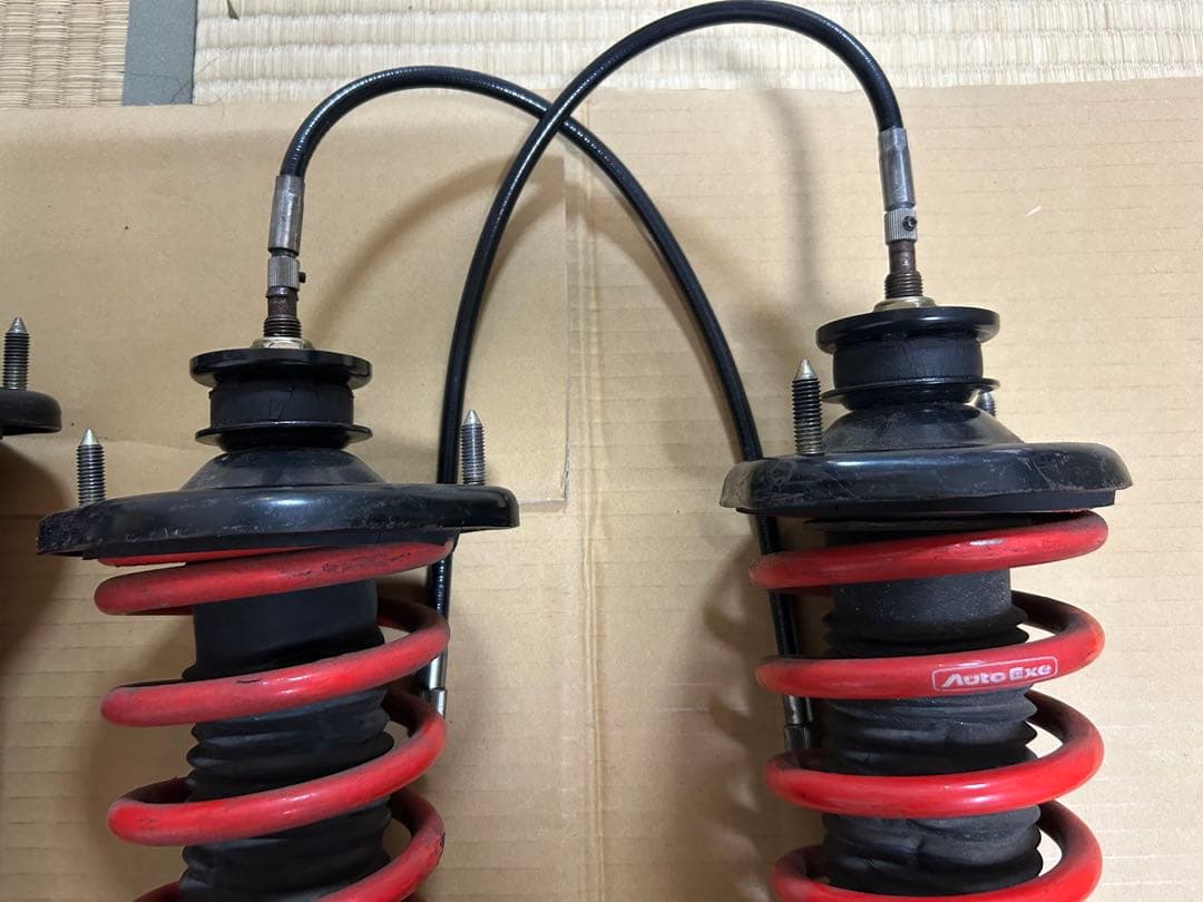 サスペンションキット 4本セット 赤/黒