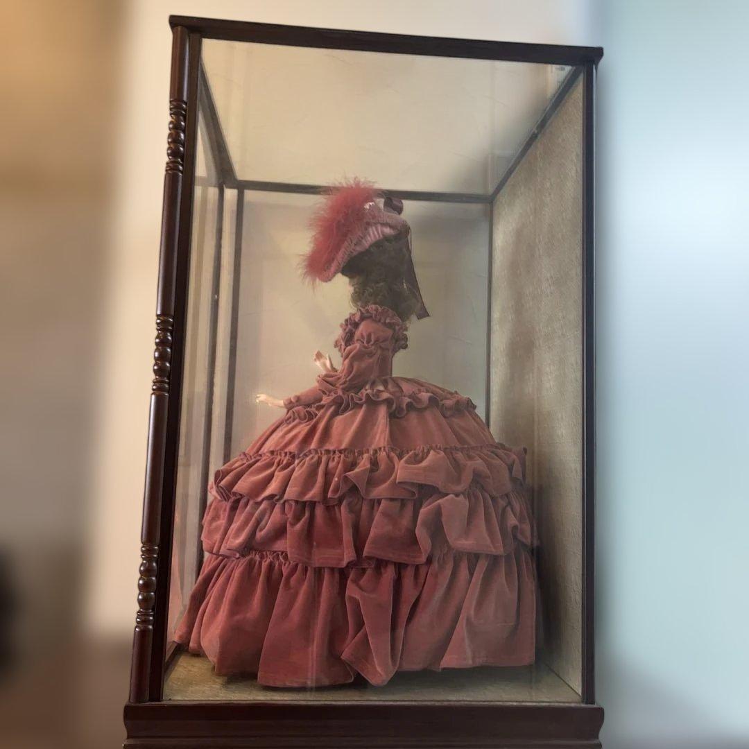 【極美品・ケース付】スキヨドール リボン印 フランス人形 ポーズ人形 昭和レトロ