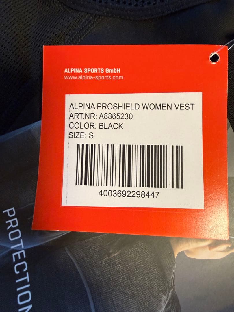 ★ALPINAスキースノーボードプロテクター レディース 背面 ベストタイプ ★