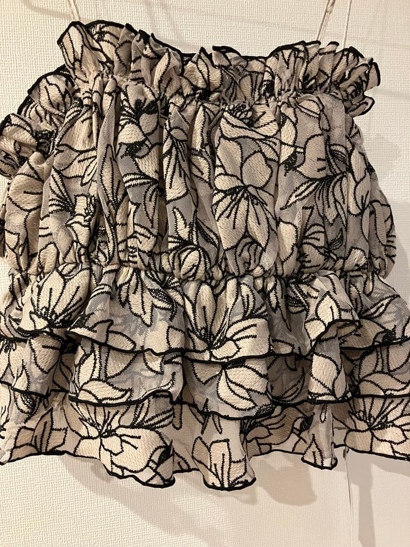 【未使用・タグあり】スナイデル　ショートチュールキャミソール