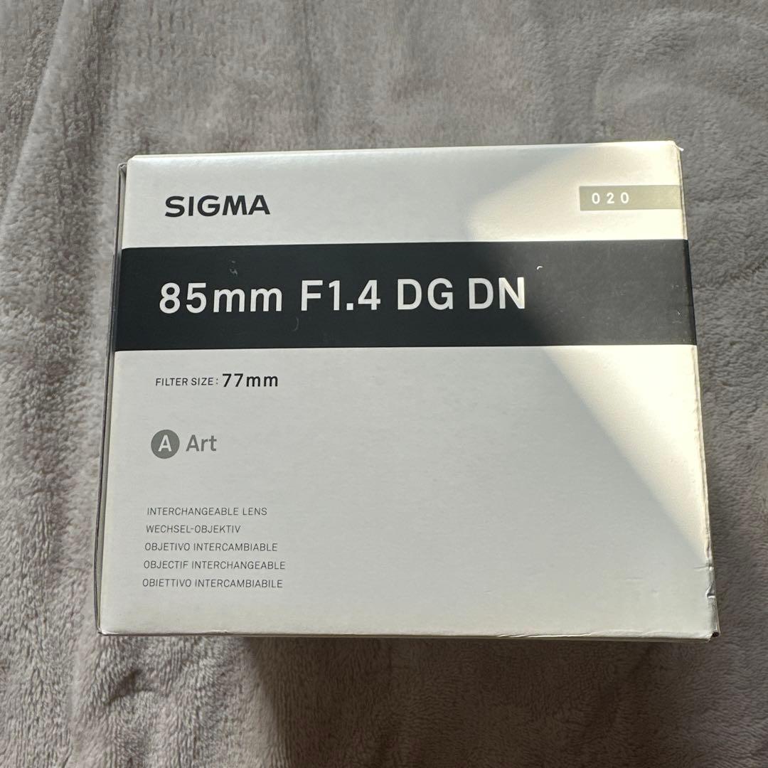 SIGMA 85mm F1.4 DG DN ART SONY Eマウント　美品