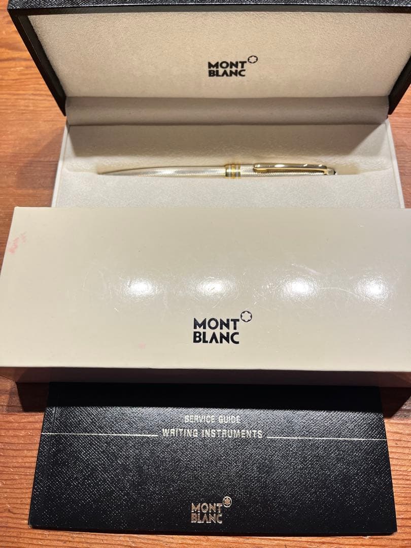 モンブランボールペン マイスターシュテュック ソリテール スターリングシルバー