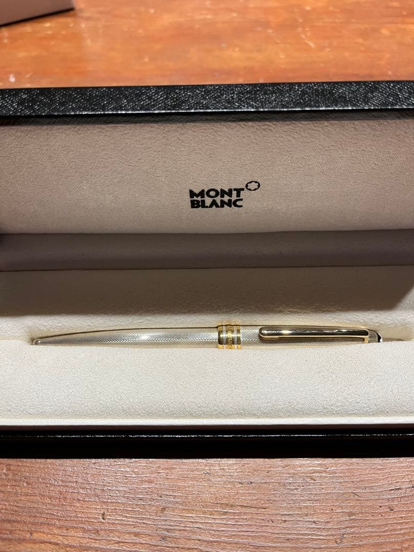 モンブランボールペン マイスターシュテュック ソリテール スターリングシルバー