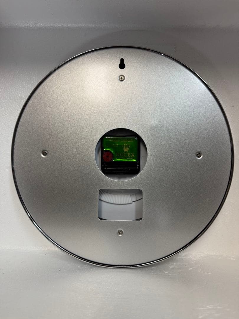 ROLEX ロレックスデイトジャスト壁掛け時計　ホワイト×シルバー　新品未使用