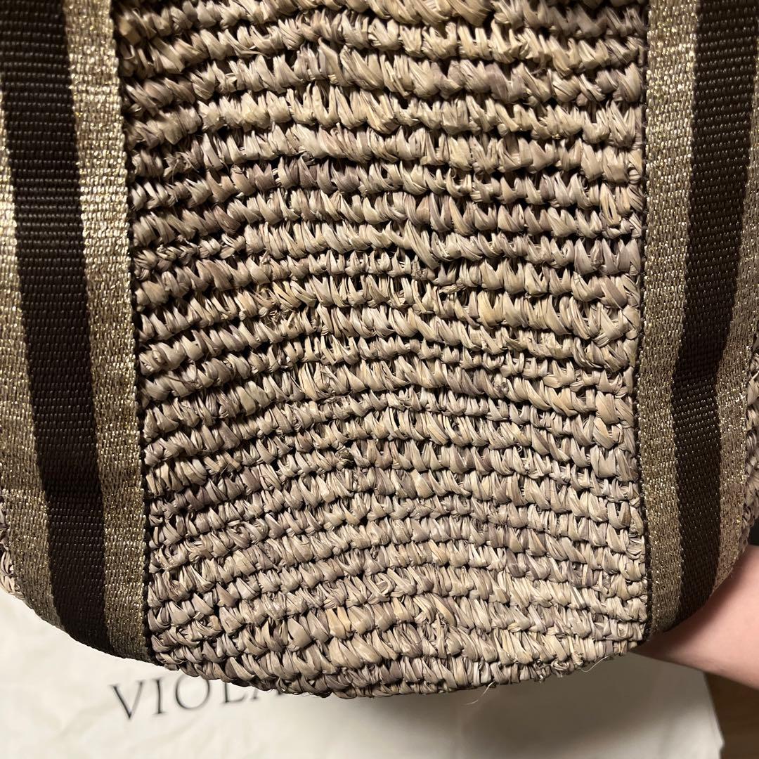 ヴィオラドーロ　かごバッグ　保存袋付き