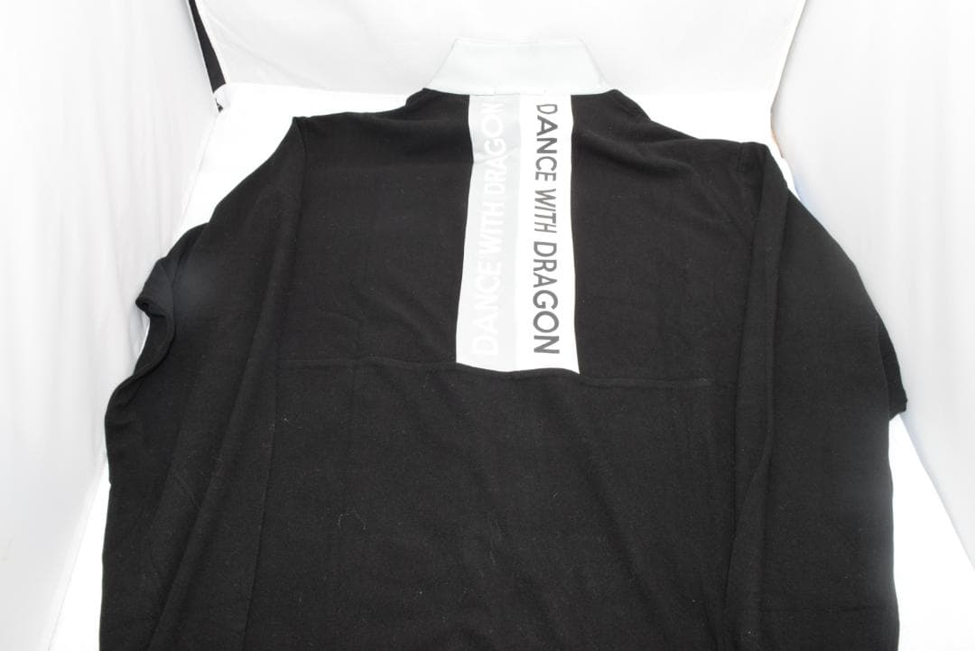 新品☆ダンスウィズドラゴン プレミアウオームZIPモック☆黒☆XLサイズ