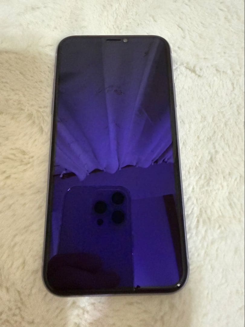 超美品 iPhone11 パープル SIMフリー