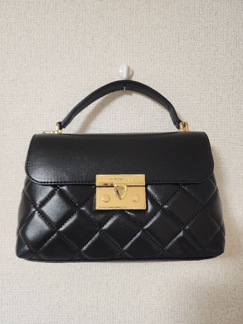 Alva アルヴァ キルトチェーンストラップトップハンドルバッグ