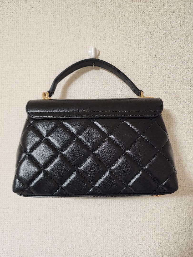 Alva アルヴァ キルトチェーンストラップトップハンドルバッグ