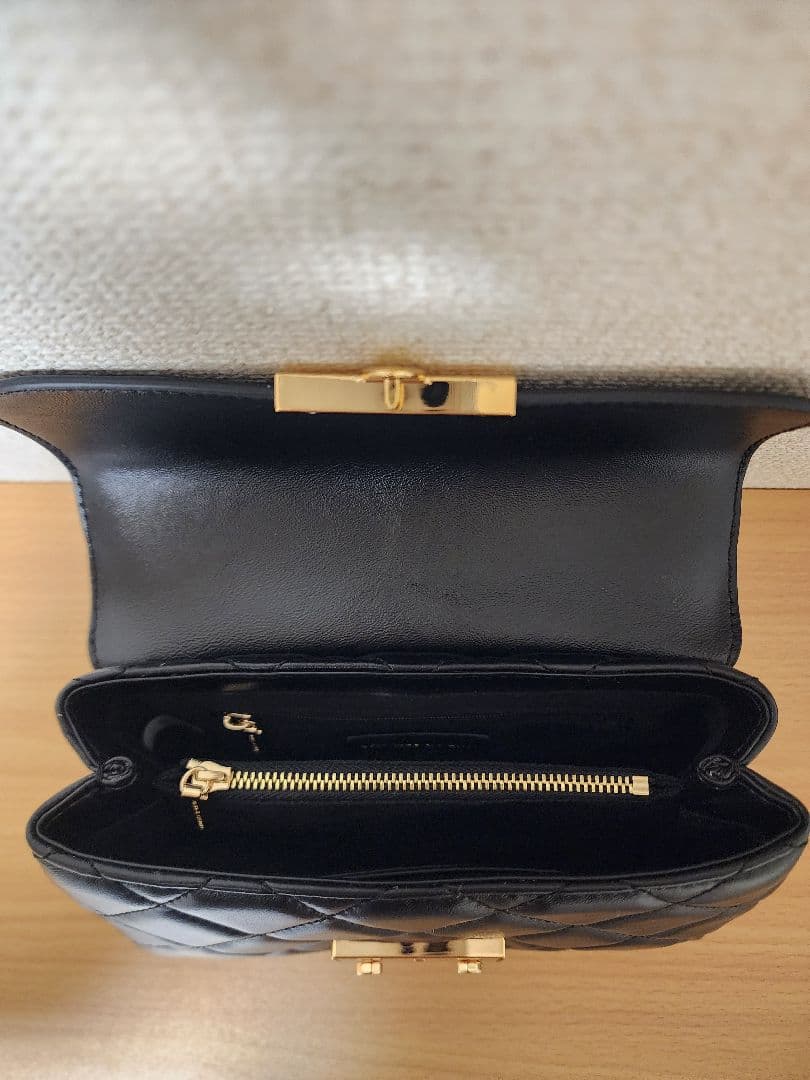 Alva アルヴァ キルトチェーンストラップトップハンドルバッグ