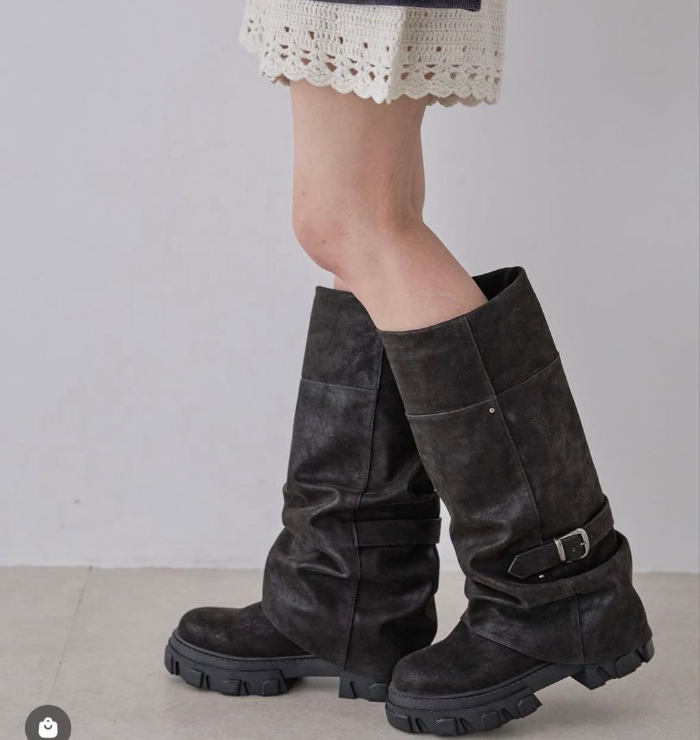 JEANASIS ルーズFITロングブーツ