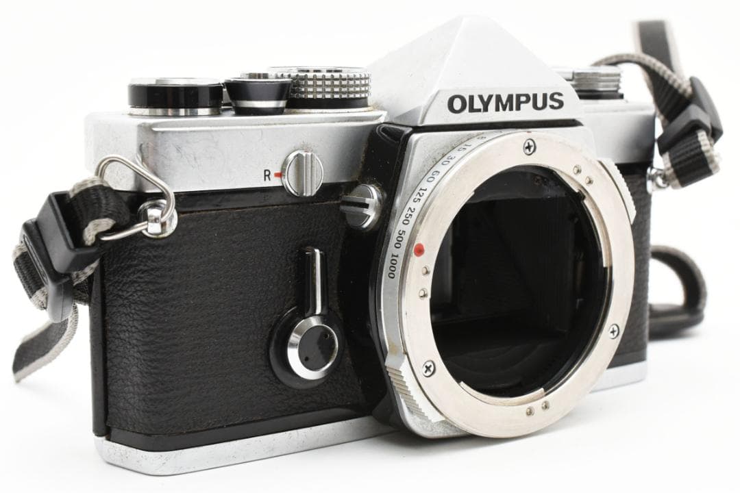 【良品】Olympus OM-1 シルバーボディ 露出計不動 一眼レフ #D07