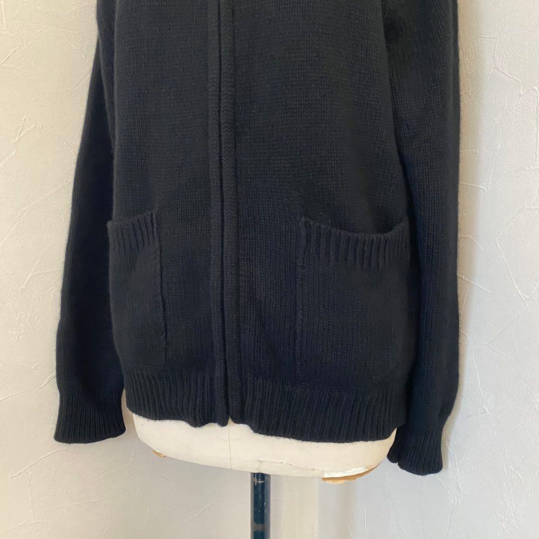 MARGARET HOWELL ドライバーズ ニット ジップアップ カシミヤ混