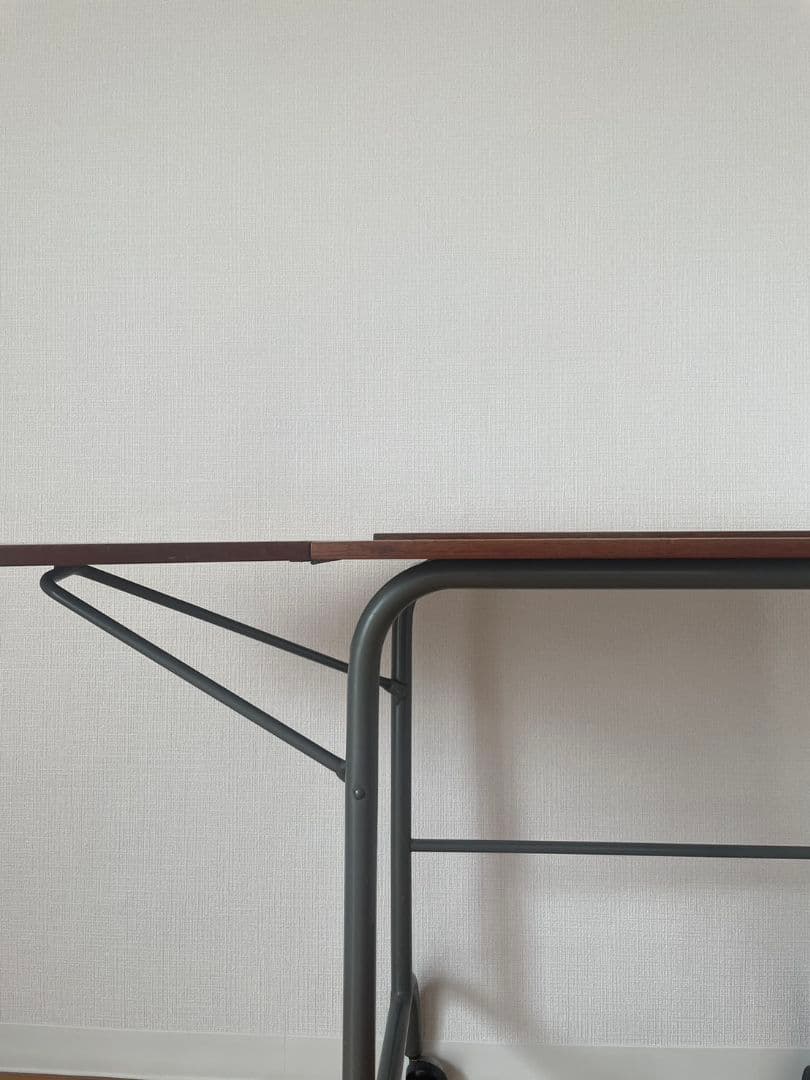 karf購入 デンマーク製 ビンテージ ドロップリーフ サイズテーブル ワゴン