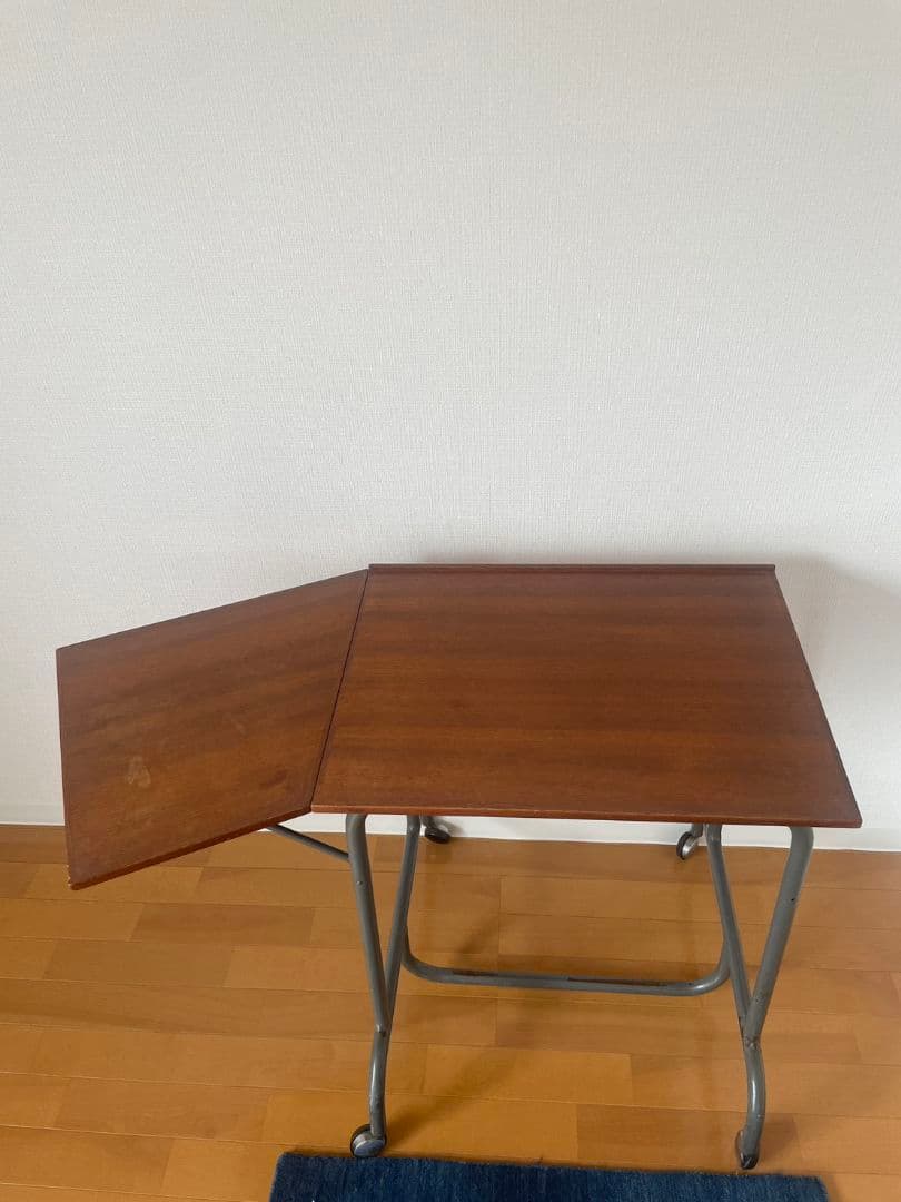 karf購入 デンマーク製 ビンテージ ドロップリーフ サイズテーブル ワゴン