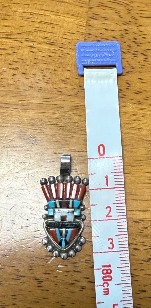 カチーナ　ペンダント　ズニ族　ZUNI
