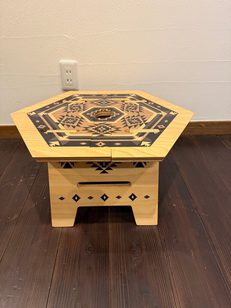 定価以下　TheArth ヘキサテーブル　ヘキ美ンドル黒