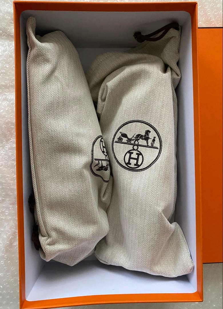 エルメス　HERMES 靴　メンズ　モカシン　ジュリアン　ベージュ　42.5新品