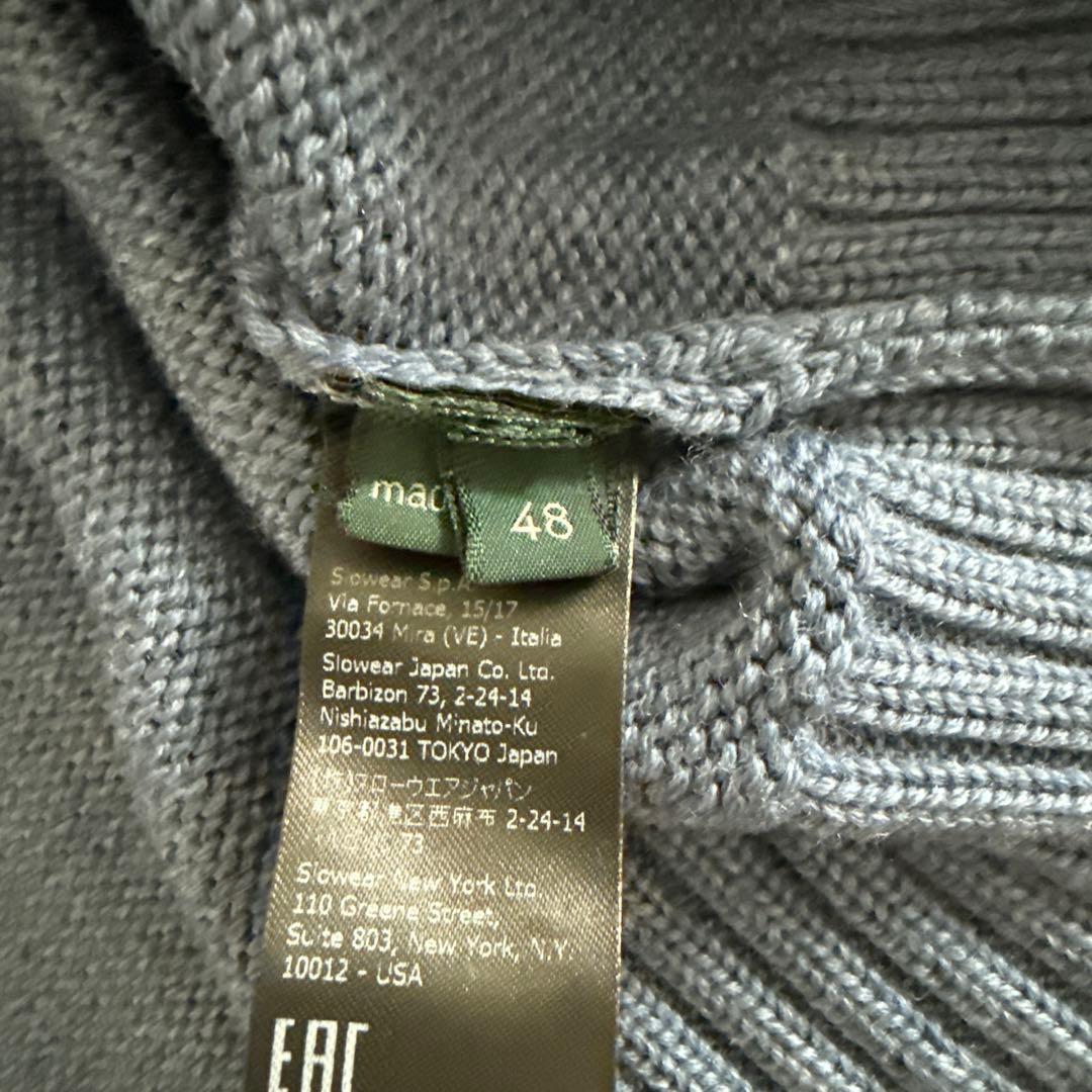 ZANONE タートルネックセーター ブルー