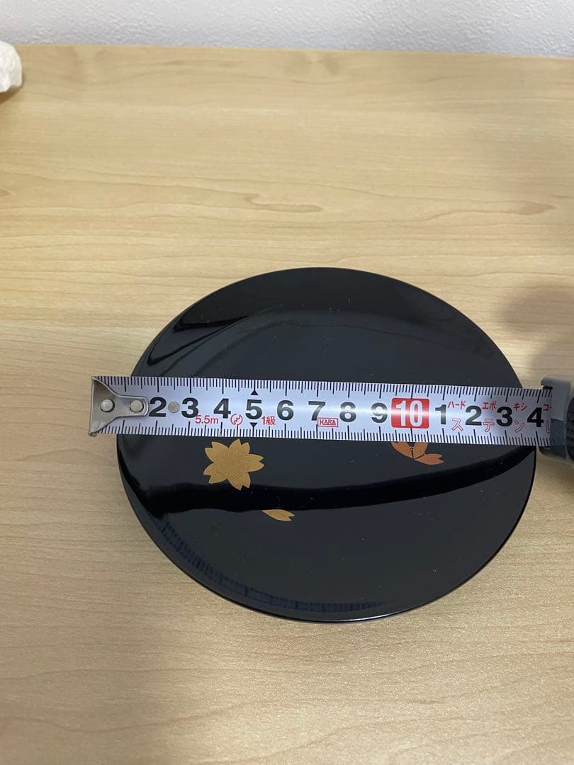 美品❗️輪島塗　稲忠　銘々皿５枚セット 桜模様