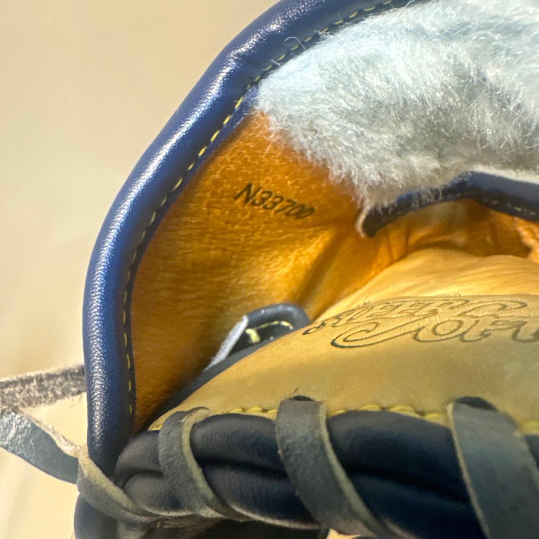 ミズノ 硬式グローブ 左 ワールドウィン プロフェッショナルモデル 野球 青