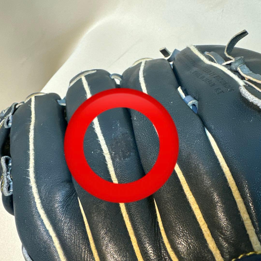 ミズノ 硬式グローブ 左 ワールドウィン プロフェッショナルモデル 野球 青