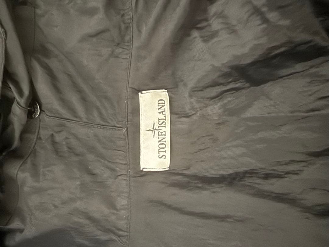 STONE  ブラック ナイロンジャケット