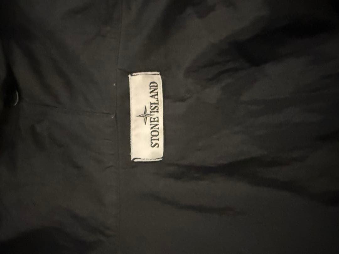 STONE  ブラック ナイロンジャケット